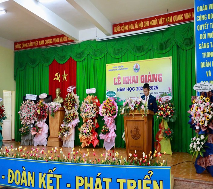 LỄ KHAI GIẢNG TRƯỜNG THPT NGUYỄN TRI PHƯƠNG, NĂM HỌC 2024 – 2025