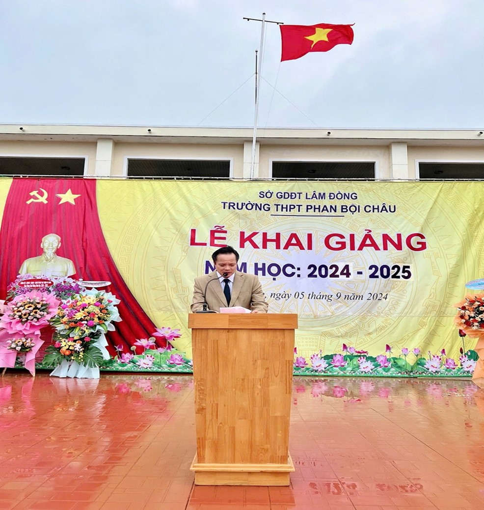 LỄ KHAI GIẢNG NĂM HỌC MỚI 2024-2025 CỦA TRƯỜNG THPT PHAN BỘI CHÂU