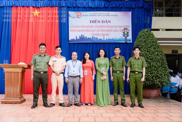 CĐCS TRƯỜNG THPT LÊ HỒNG PHONG TUYÊN TRUYỀN GIÁO DỤC PHÁP LUẬT VỀ LUẬT AN NINH MẠNG, AN TOÀN GIAO THÔNG VÀ PHÒNG CHÁY CHỮA CHÁY