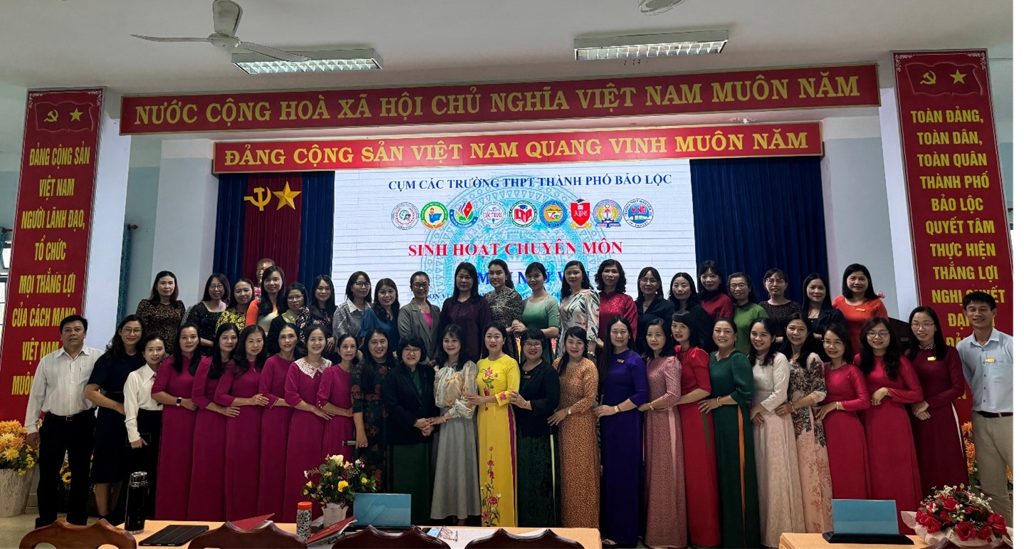 SINH HOẠT CHUYÊN MÔN LIÊN TRƯỜNG THPT CỤM THÀNH PHỐ BẢO LỘC – MÔN NGỮ VĂN