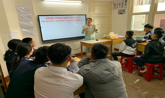 CÔNG ĐOÀN CƠ SỞ TRƯỜNG KHIẾM THÍNH PHỐI HỢP VỚI CHUYÊN MÔN TỔ CHỨC CHUYÊN ĐỀ STEM KHỐI THCS