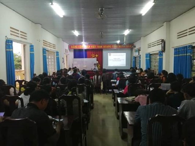 Công đoàn cơ sở Trường THPT Phan Bộ Châu tổng kết Hội thi Cán bộ Công đoàn giỏi cấp cơ sở 