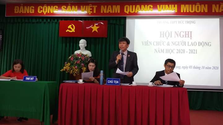 Hội nghị Viên chức, Người lao động năm học 2020-2021 của trường THPT Đức Trọng