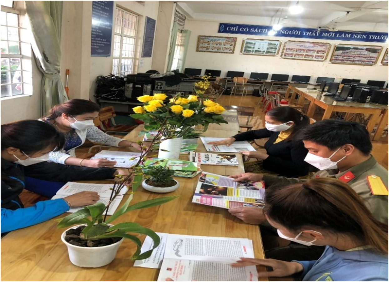 THƯ VIỆN TRƯỜNG THPT LỘC PHÁT  TỔ CHỨC NGÀY SÁCH VÀ VĂN HÓA ĐỌC VIỆT NAM TỈNH LÂM  ĐỒNG LẦN THỨ NHẤT, NĂM 2022