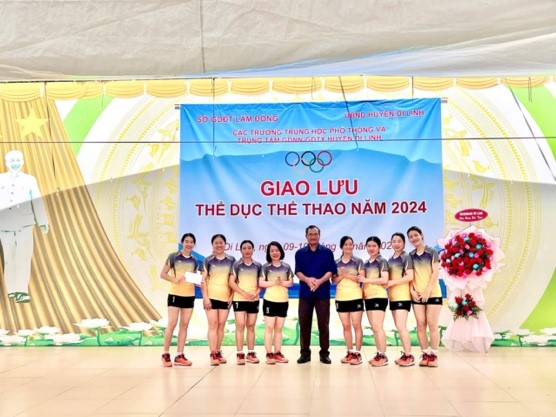 GIAO LƯU THỂ DỤC THỂ THAO CỤM DI LINH NĂM HỌC 2024 -2025
