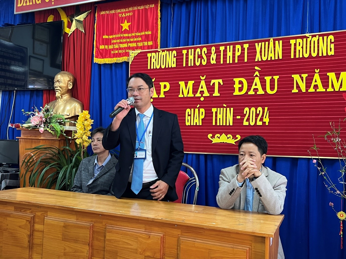 TRƯỜNG THCS & THPT XUÂN TRƯỜNG TỔ CHỨC GẶP MẶT ĐẦU NĂM XUÂN GIÁP THÌN 2024