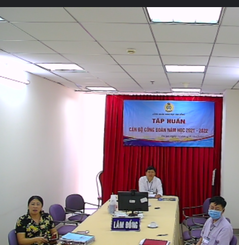 HỘI NGHỊ TRỰC TUYẾN TẬP HUẤN CÁN BỘ CÔNG ĐOÀN