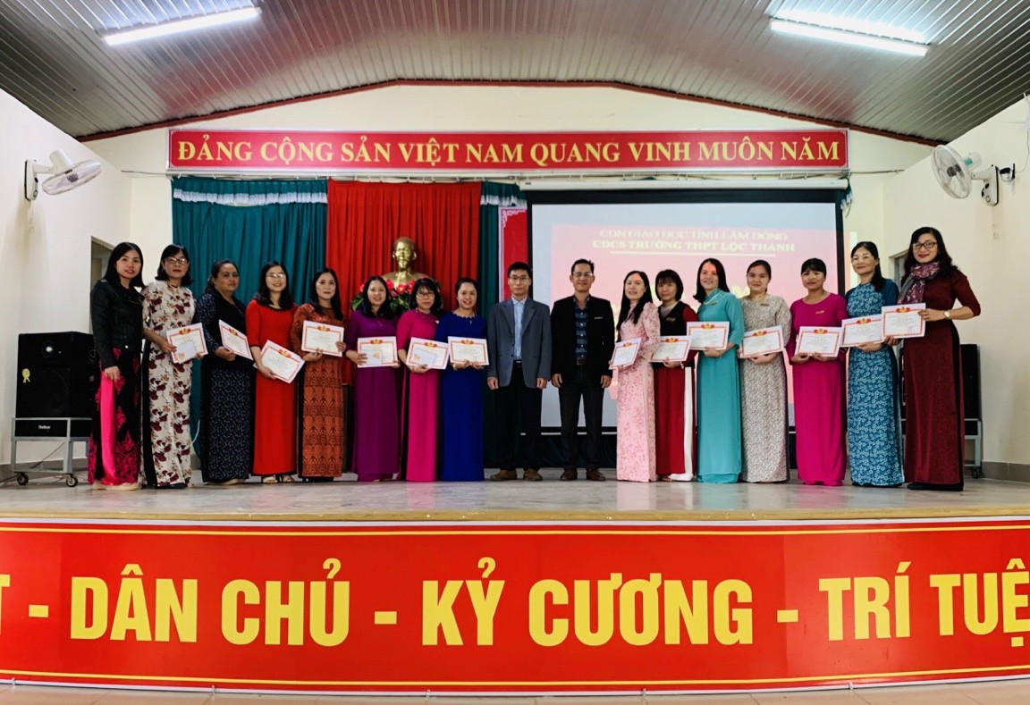 CĐCS TRƯỜNG THPT LỘC THANH TỔ CHỨC CÁC HOẠT ĐỘNG KỶ NIỆM 90 NĂM NGÀY THÀNH LẬP HỘI LIÊN HIỆP PHỤ NỮ VIỆT NAM 20/10/1930 – 20/10/2020