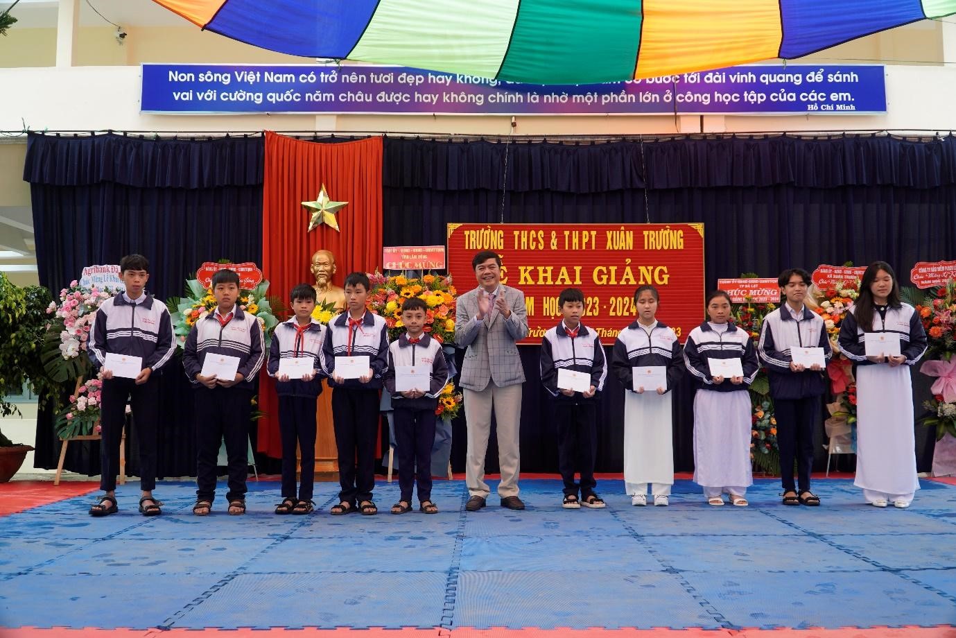 Tưng bừng lễ khai giảng năm học 2023 – 2024 tại trường THCS & THPT Xuân Trường