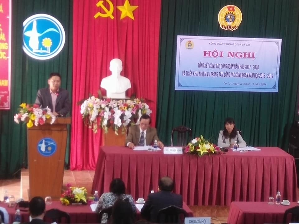 Hội nghị Công đoàn Trường CĐSP Đà Lạt