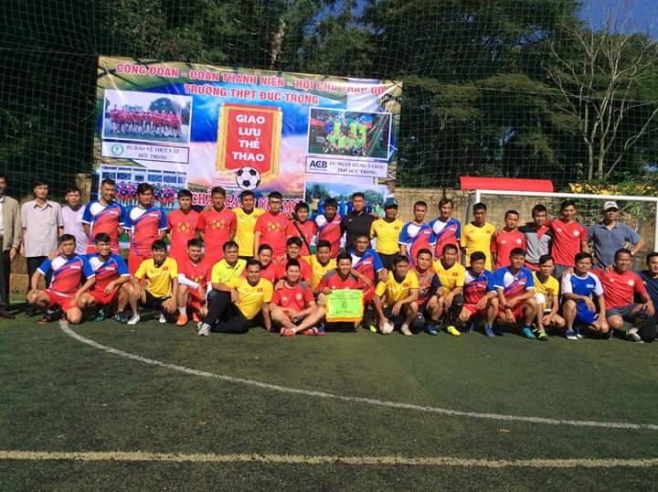 Công đoàn Trường THPT Đức Trọng tổ chức giao lưu thể dục thể thao gây quỹ khuyến học